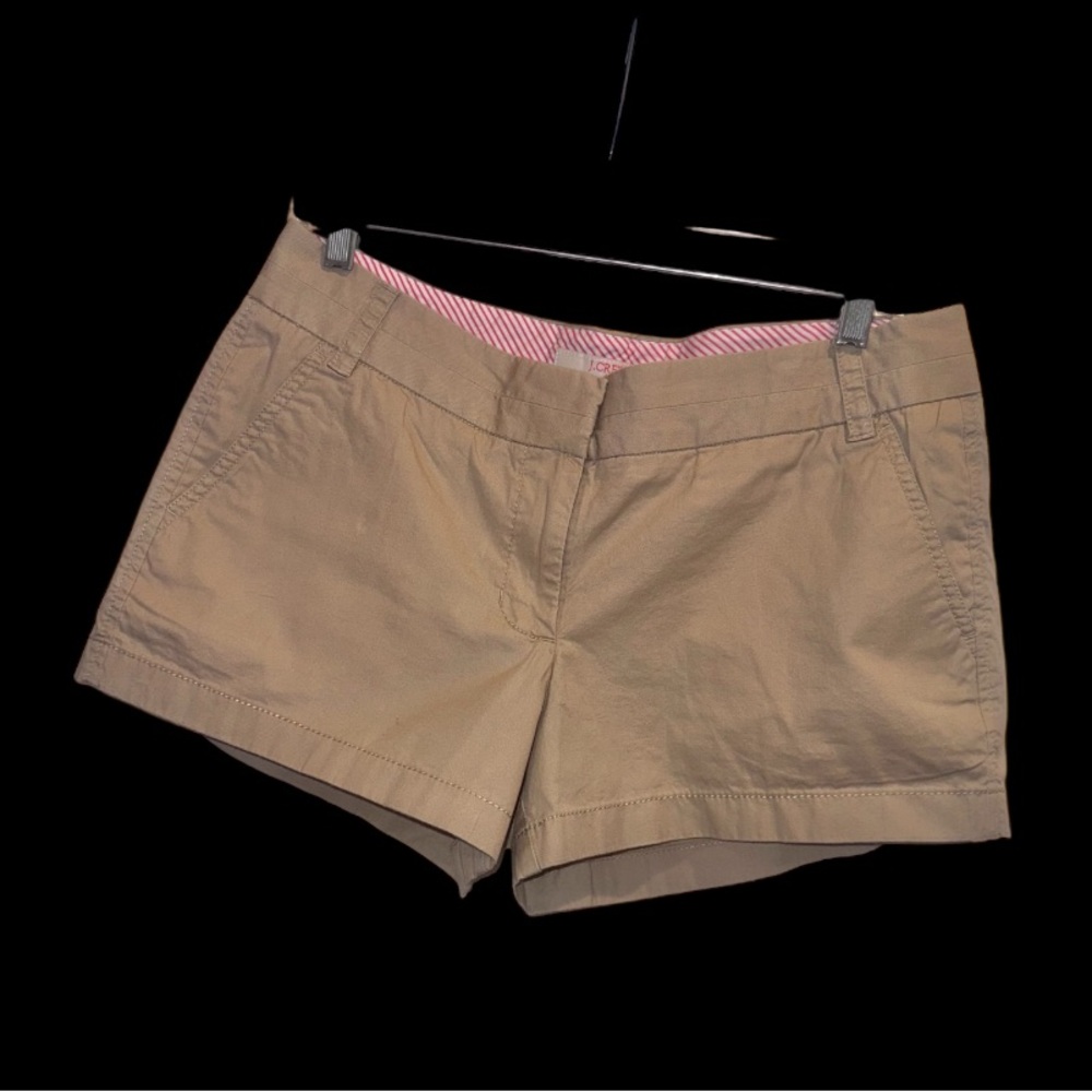J.CREW Khaki chino shorts women’s size 8
